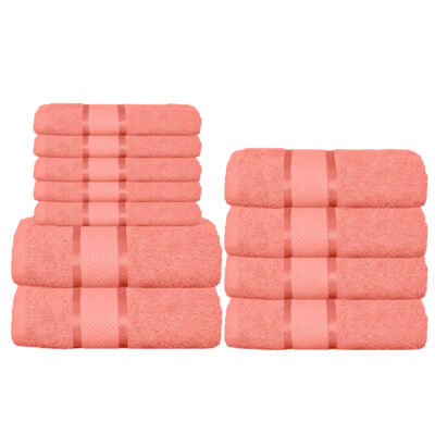 Set 11 Prosoape Maini/Fata/Corp, Bumbac 100%, Roz, 400g/m², ST12208