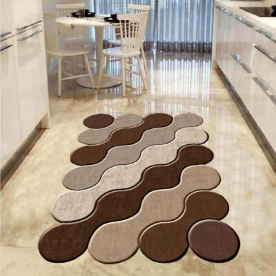 Covor Modern, Antiderapant, Rotunjit, Maro, YS15786