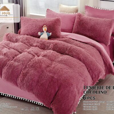 Lenjerie Cocolino, Fluffy, Super Pufoasa, 6 Piese, Roz, J141112