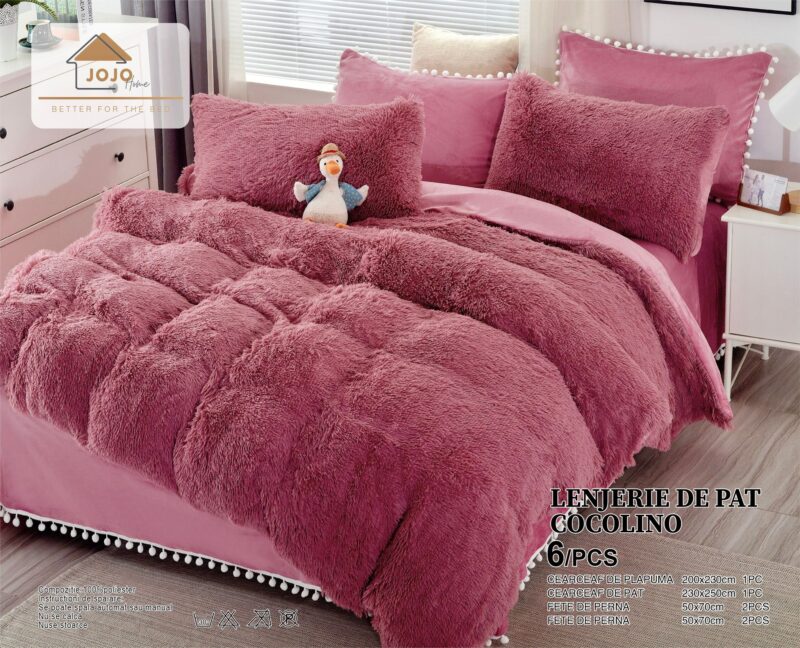 Lenjerie Cocolino, Fluffy, Super Pufoasa, 6 Piese, Roz, J141112