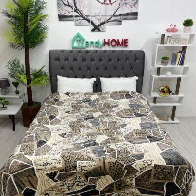 Patura Cocolino, Material Pufos, Mozaic, Crem/Maro, ST14632