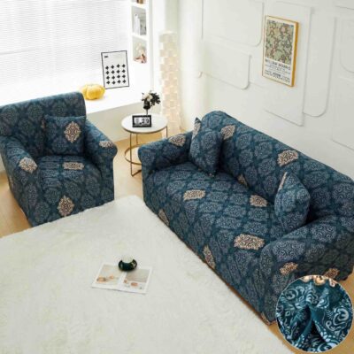 Husa Elastica cu Brate, Canapea 3 Locuri, Turcoaz, J14830