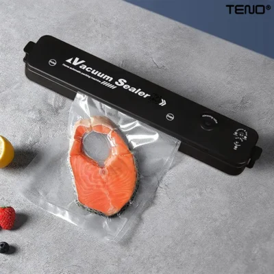 Aparat de Sigilat si Vidat, Set 6 Role de Vidat Gofrate, 20 cm x 5 m incluse, 90W, 220V, Portabil, TENO1227