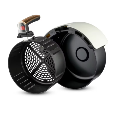 Friteuza Air Fryer, Aer cald, Fara ulei, Touchscreen Digital, 6L, 2400W, Circulatie Aer 360°, STM100