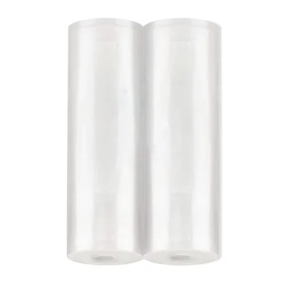 Set de 2 Role Folii pentru Vidat Universale, 5m x 20cm, Compatibile cu Orice Aparat de Vidat, Gofrate, TENO555