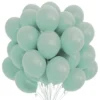 Set 100 Baloane, Pentru Petreceri/Aniversari/Evenimente, O Singura Dimensiune, Latex, Turcoaz, TENO252