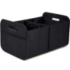 Organizator Auto Portabil Pentru Portbagaj, 2 Compartimente, Pliabil, Elastic de Prindere, Multifunctional, Universal, TENO294