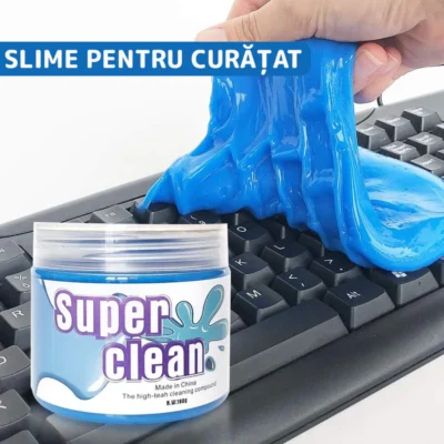 Slime Pentru Curatat Spatii Greu Accesibile, Super Clean, Interior Auto, Tastatura, uz Casnic, TENO315