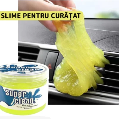 Slime Pentru Curatat Spatii Greu Accesibile, Super Clean, Interior Auto, Tastatura, uz Casnic, TENO313
