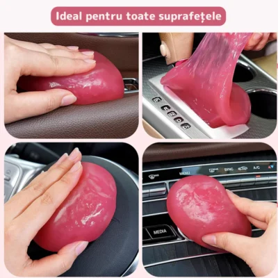 Slime Pentru Curatat Spatii Greu Accesibile, Super Clean, Interior Auto, Tastatura, uz Casnic, TENO316