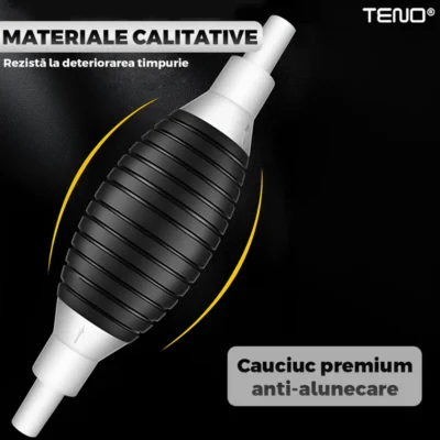 Pompa Manuala Pentru Transfer Lichide, Cleme Prindere, Furtun 1,5m Lungime, Anti-Scurgere, Materiale Calitative, TENO995