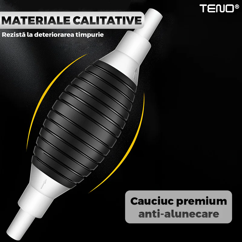 Pompa Manuala Pentru Transfer Lichide, Cleme Prindere, Furtun 1,5m Lungime, Anti-Scurgere, Materiale Calitative, TENO995