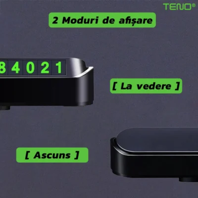 Suport Auto Pentru Numarul de Telefon, Stickere Magnetice, Adeziv Puternic, Dimensiuni Reduse, TENO38