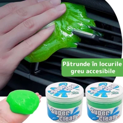 Slime Pentru Curatat Spatii Greu Accesibile, Super Clean, Interior Auto, Tastatura, uz Casnic, TENO314