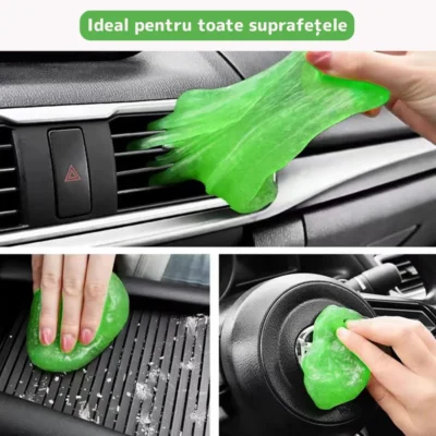 Slime Pentru Curatat Spatii Greu Accesibile, Super Clean, Interior Auto, Tastatura, uz Casnic, TENO314