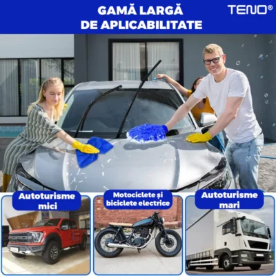 Set Premium 26 Piese Detailing Auto, 5 Pensule Detaliu, Burete Aplicator,Laveta Microfibra, Perii Aer Conditionat, Perii de Zimtate, Manusa Din Microfibra Fata-Verso, TENO677