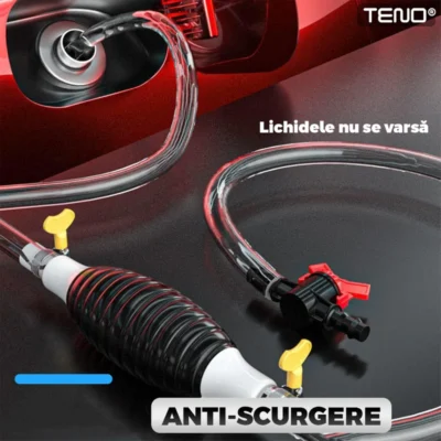 Pompa Manuala Pentru Transfer Lichide, Cleme Prindere, Furtun 1,5m Lungime, Anti-Scurgere, Materiale Calitative, TENO995