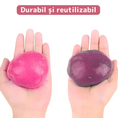 Slime Pentru Curatat Spatii Greu Accesibile, Super Clean, Interior Auto, Tastatura, uz Casnic, TENO316