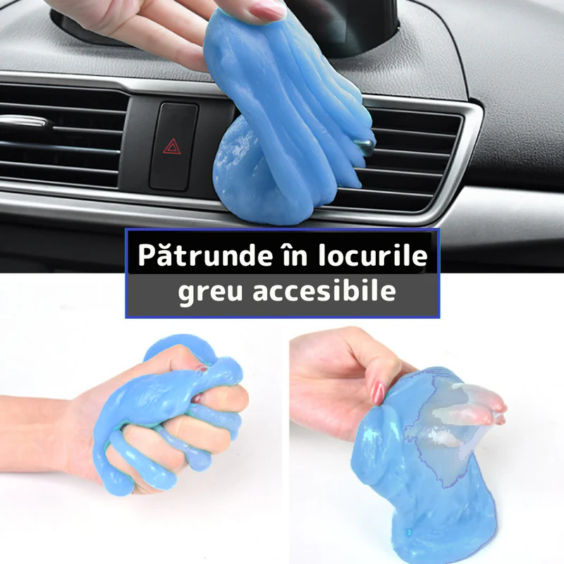 Slime Pentru Curatat Spatii Greu Accesibile, Super Clean, Interior Auto, Tastatura, uz Casnic, TENO315