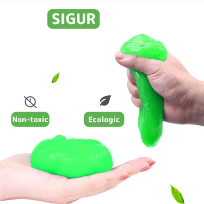 Slime Pentru Curatat Spatii Greu Accesibile, Super Clean, Interior Auto, Tastatura, uz Casnic, TENO314