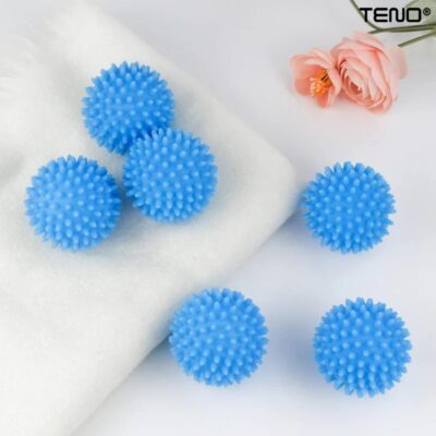 Set Bile Pentru Masina de Spalat si Uscator, Previn Incarcarea Statica, Compacte, Reutilizabile, Ajuta Impotriva Sifonarii Hainelor, Albastru, TENO656