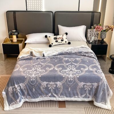 Patura Cocolino Cu Blanita, 200x230 cm, Elegant, Gri, J23375