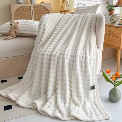 Patura cocolino Premium, 200x230 cm, Alb, PT24054