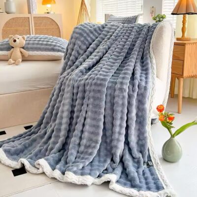 Patura cocolino Premium, 200x230 cm, Gri Deschis, PT24057