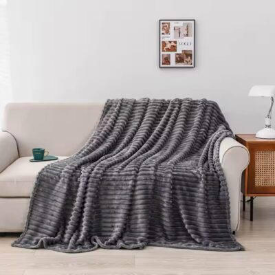 Patura cocolino Premium, 200x230 cm, Simpla, Gri, PT24061