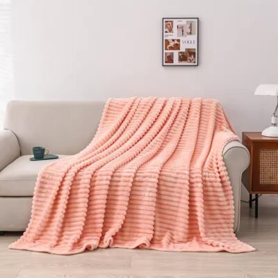 Patura cocolino Premium, 200x230 cm, Simpla, Peach, PT24063
