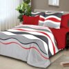 Pachet Promotional, Lenjerie de pat, Bumbac Finet, Linii, Multicolor, HR24299