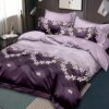 Lenjerie de pat, Bumbac Finet, 6 Piese, Inimioare, Mov/Lila, HR24199