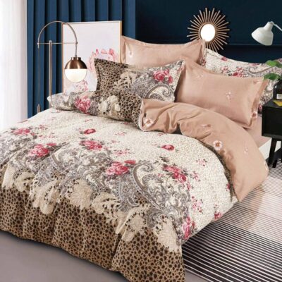 Pachet Promotional, Lenjerie de pat, Bumbac Finet, Elegant, Multicolor, HR24318