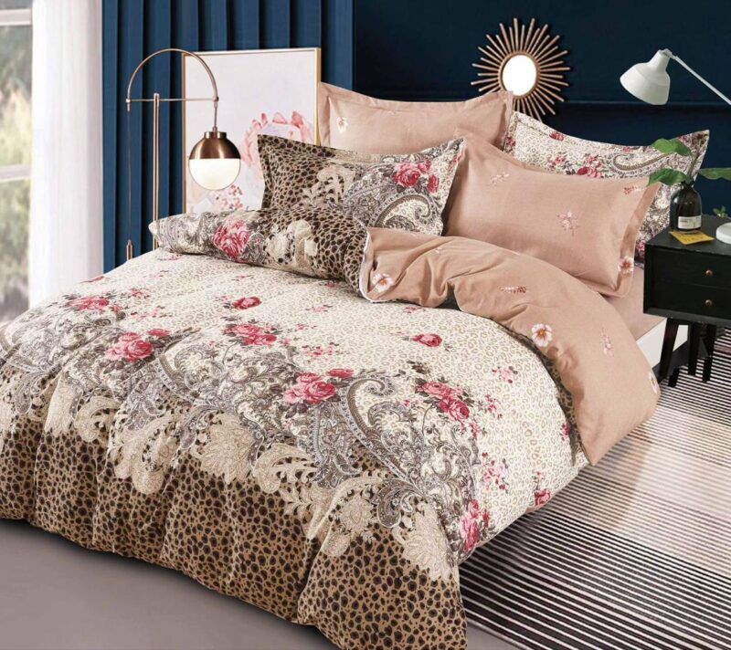 Pachet Promotional, Lenjerie de pat, Bumbac Finet, Elegant, Multicolor, HR24318