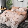 Lenjerie de pat, Bumbac Finet, 6 Piese, Floricele, Multicolor, HR24211